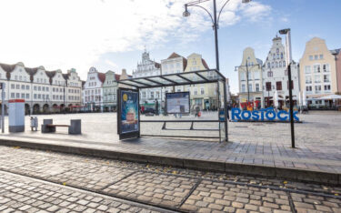 Wall behält Rostock als Werberechtpartner. (Foto: JCDecaux/Wall)