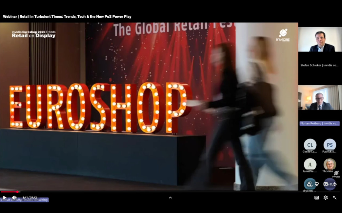 Retail-Webinar von invidis (Foto: Screenshot/invidis)