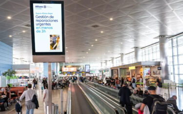 Programmatic DooH startet an den beiden Flughäfen in Spanien mit größten Fluggastaufkommen. (Foto: Exterior Plus)