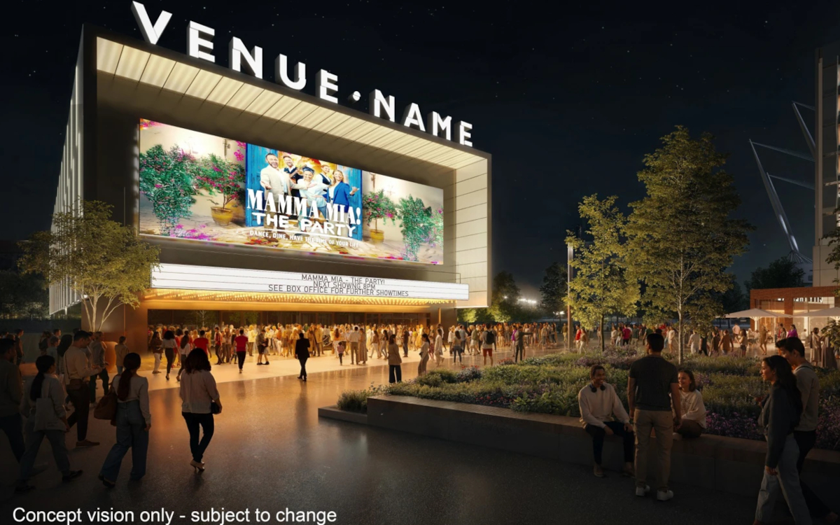 Der vorläufige Entwurf für das Venue-Projekt am Medlock Square in Manchester (Foto: Manchester City)