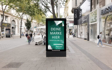 Die Bewerbungsphase für Startups für eine DooH-Kampagne im Wert von 30.000 Euro hat begonnen. (Foto: Gewista)
