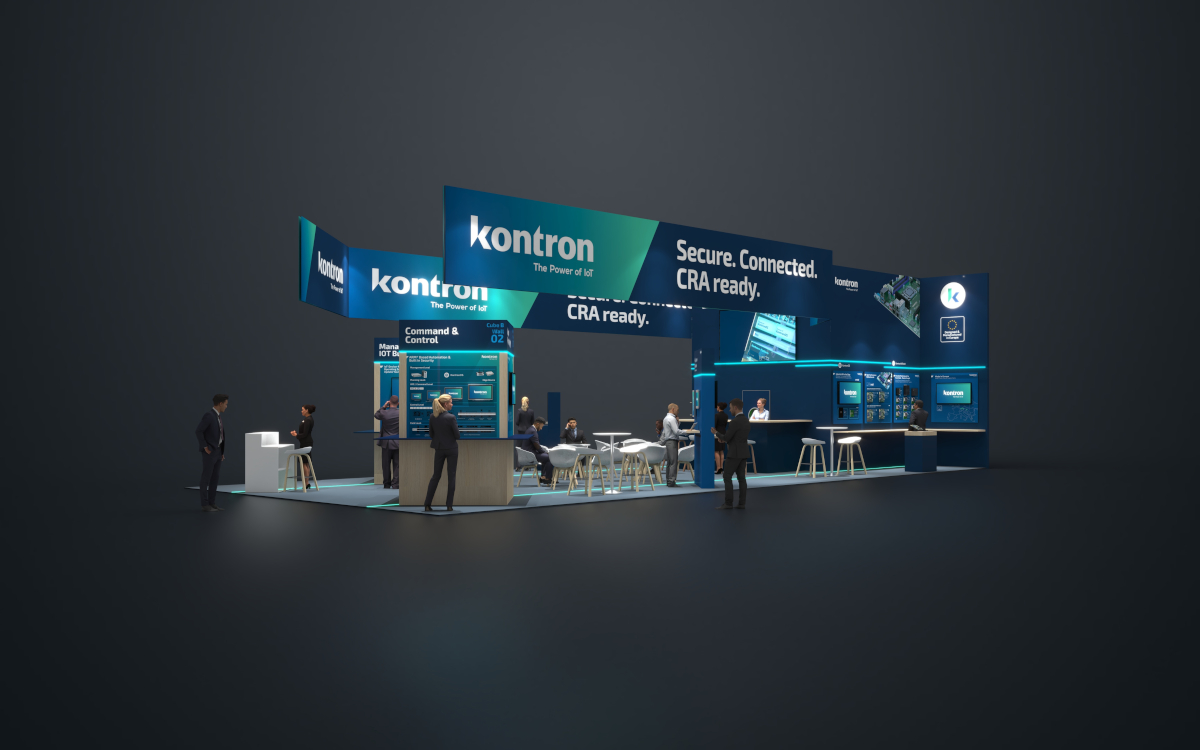 Modell des Kontron-Standes auf der Embedded World 2026 (Foto: Kontron)