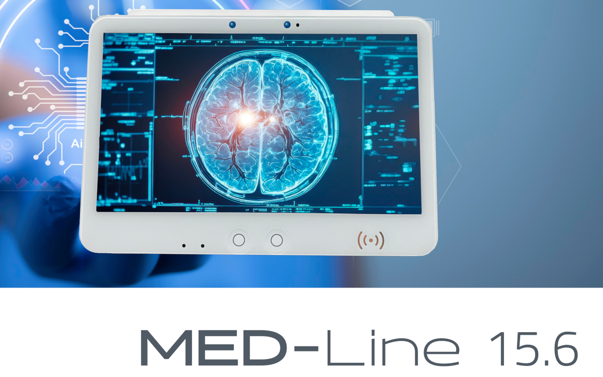 Der MED-Line 15.6 ist für den Einsatz in der Medizin vorgesehen. (Foto: FORTEC Integrated)