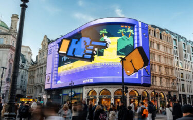 Der Rollout von "Dodge the Finger" startet im März europaweit. (Foto: Ocean Outdoor)