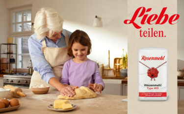 Rosenmehl setzt zur Osterzeit auf DooH im Retail-Umfeld und Addressable TV mit bayerischem Regionalbezug. (Foto: Aurora Mühlen)