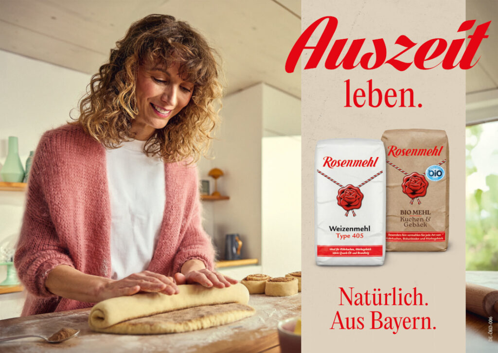 Die beiden Motive für die Multichannel-Kampagne von Aurora Mühlen. (Foto: Aurora Mühlen)