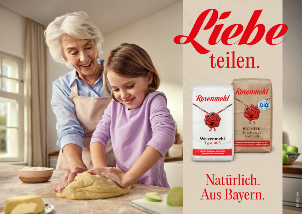 Die beiden Motive für die Multichannel-Kampagne von Aurora Mühlen. (Foto: Aurora Mühlen)