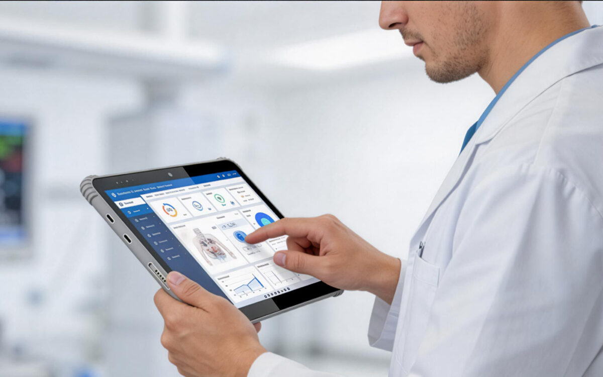 Das neue Futurepad FPE10-W ist für Medizin- oder Militär-Anwendungen vorgesehen. (Foto: Concept International)