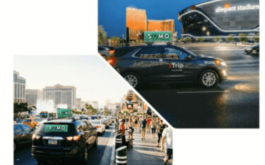 Somo baut ein neues DooH-Netz auf 400 Taxis in Las Vegas auf. (Foto: SOMO)