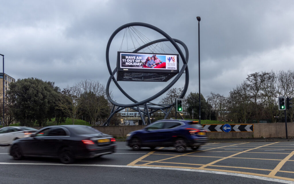 Der Wandsworth-Kreisverkehr in London (Foto: Backlite UK)