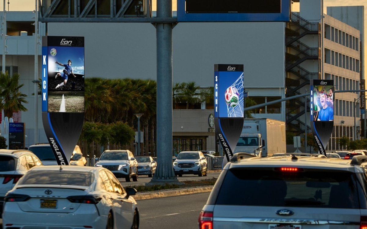 Das neue DooH-Netz in Inglewood heißt EON. (Foto: WOW Media)