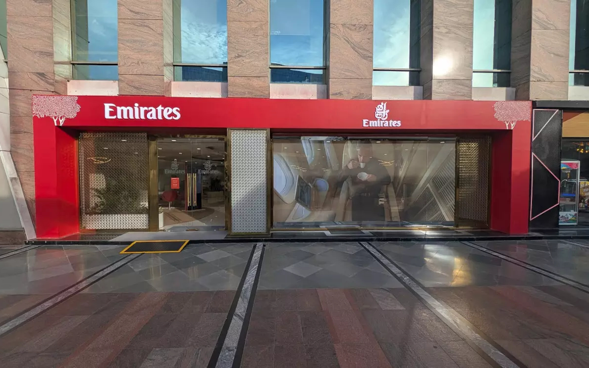 Der Emirates World Store in Neu Delhi (Foto: invidis)