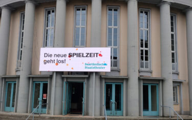 Die neue LED-Wall des Saarländischen Staatstheaters (Foto: DooH Concept/PPDS)