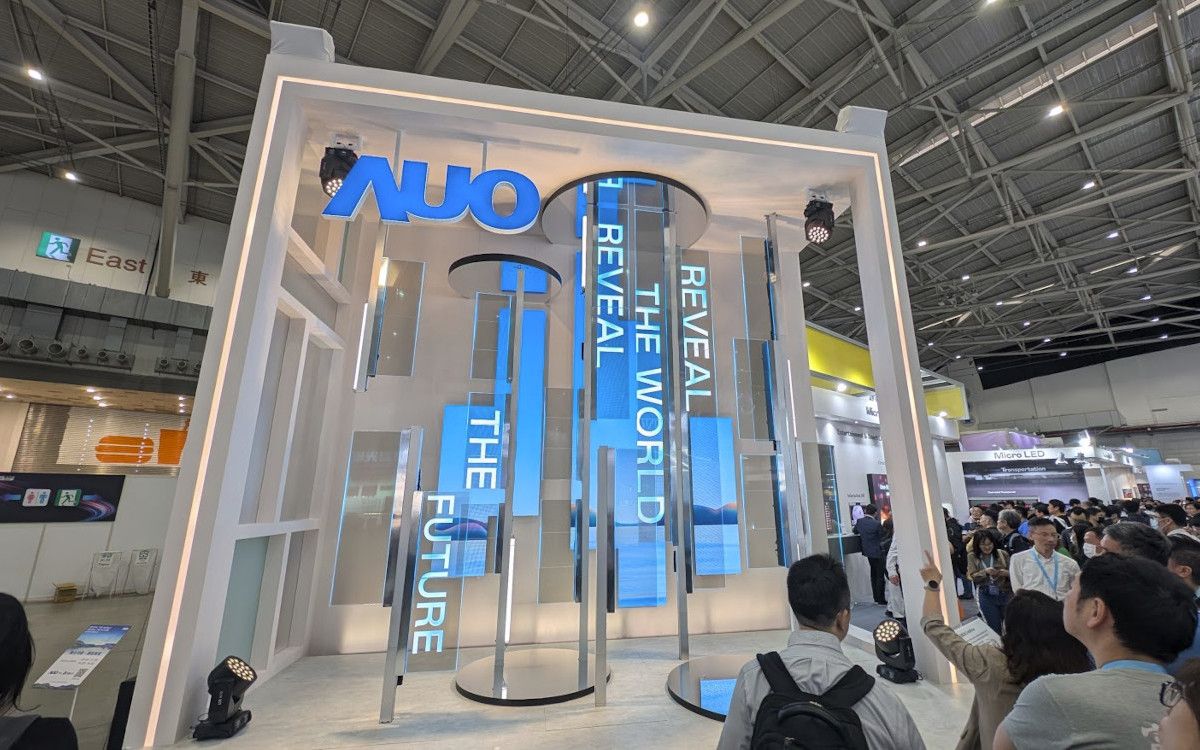 AUO-Stand auf der Touch Taiwan (Foto: invidis)
