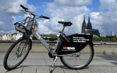 Nextbike-Motiv der Weroad-Kampagne (Foto: WeRoad)