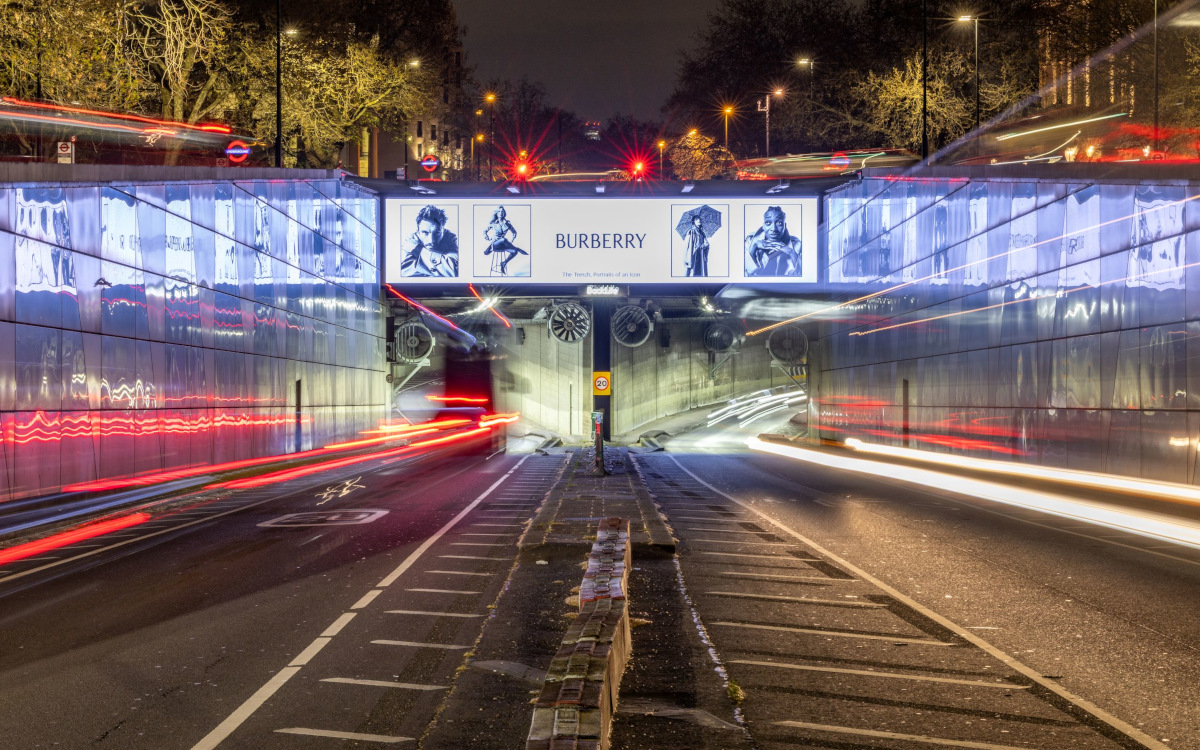 Der Piccadilly Underpass nahe der Hyde Park Corner - jetzt eine Premium-DooH-Location (Foto: BackLite UK/Wildstone)