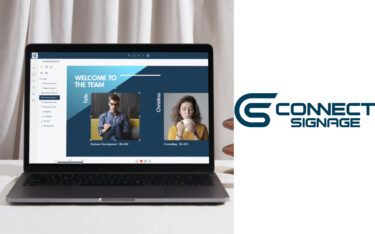 Zum 1. Mai gibt es ein ein Update der Connectsignage-Software. (Foto/Logo: connectSignage)