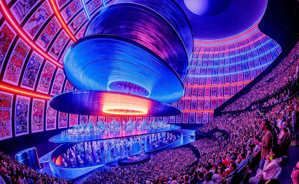 Das Kreativstudio Moment Factory führt bei der LED-Show Regie. (Foto: Sphere Entertainment)