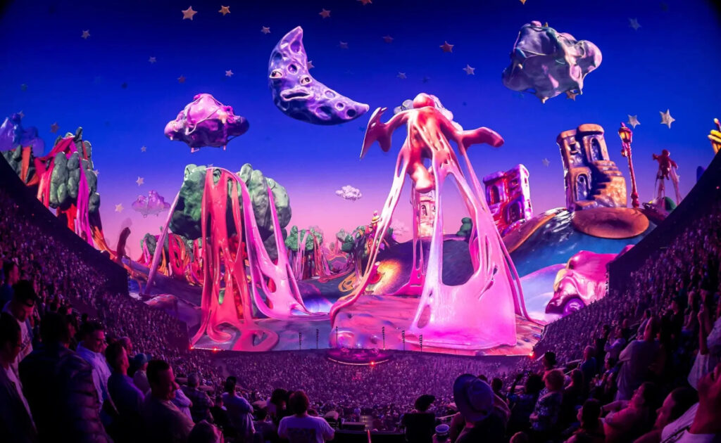 Das Kreativstudio Moment Factory führt bei der LED-Show Regie. (Foto: Sphere Entertainment)