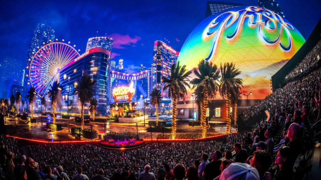 Das Kreativstudio Moment Factory führt bei der LED-Show Regie. (Foto: Sphere Entertainment)