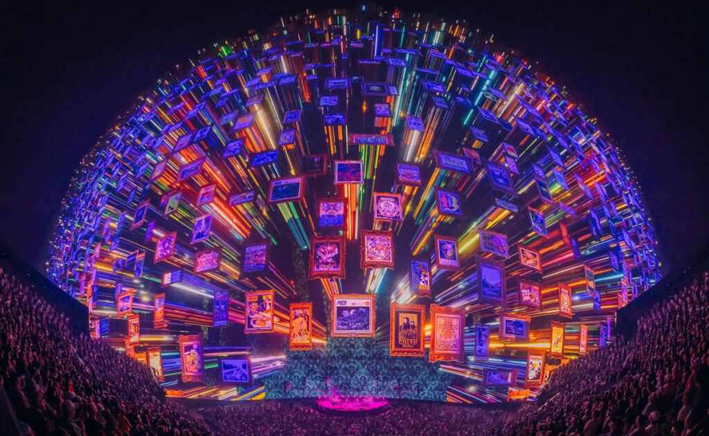 Das Kreativstudio Moment Factory führt bei der LED-Show Regie. (Foto: Sphere Entertainment)