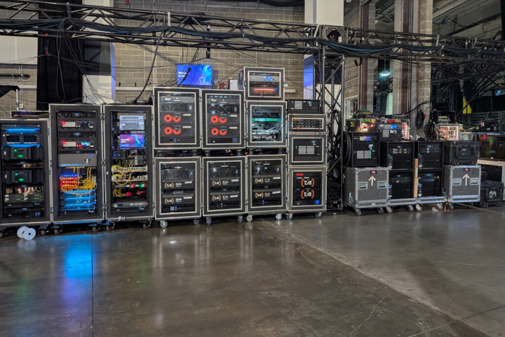 Bilder vom Aufbau (Foto: ROE Visuals)