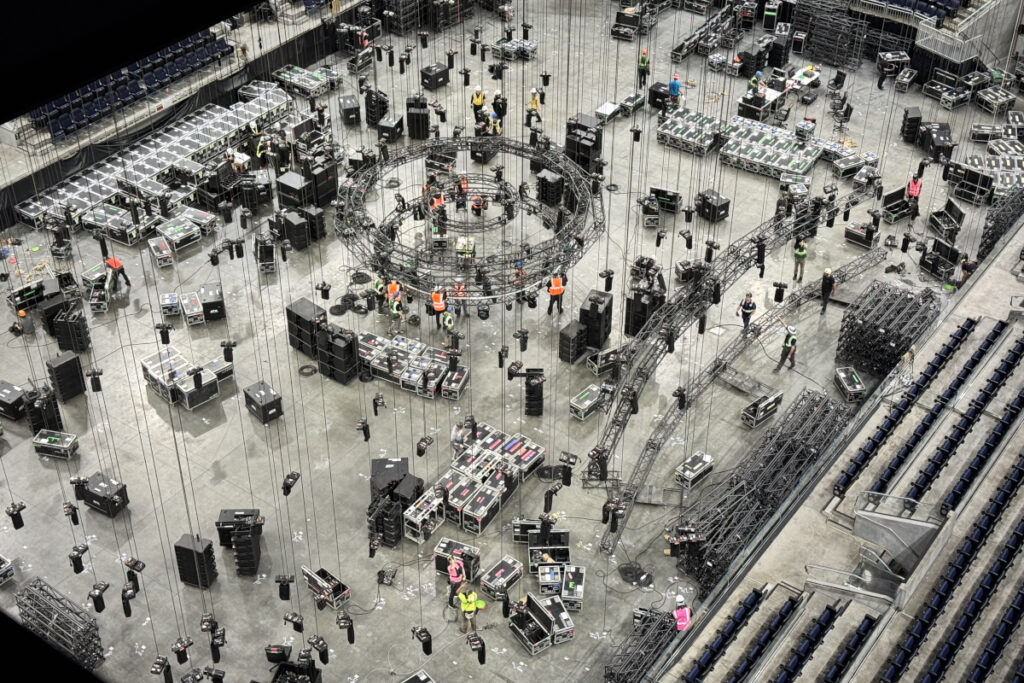 Bilder vom Aufbau (Foto: ROE Visuals)