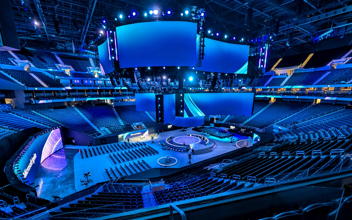 Meyerpro hat Microsoft Ignite mit ROE-Hardware ausgestattet. (Foto: ROE Visuals)