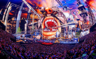 Die Visuals der Phish-Konzertreihe erweitern Bühne und Show. (Foto: Sphere Entertainment)