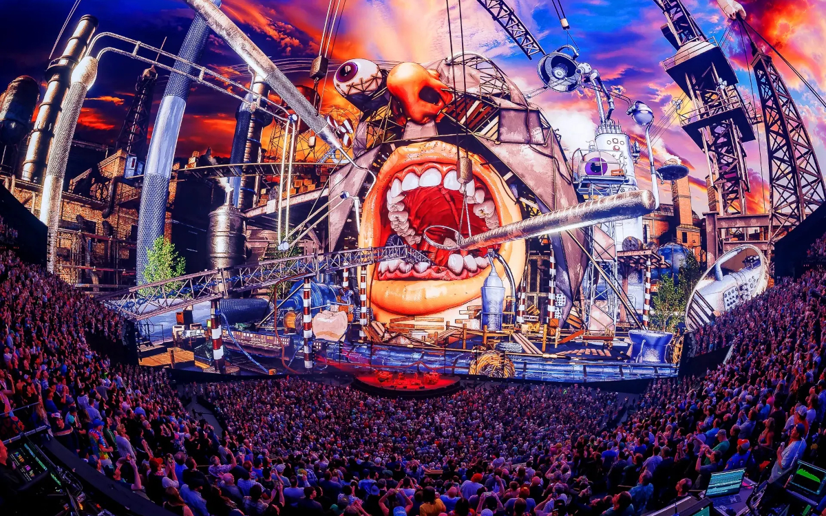 Die Visuals der Phish-Konzertreihe erweitern Bühne und Show. (Foto: Sphere Entertainment)