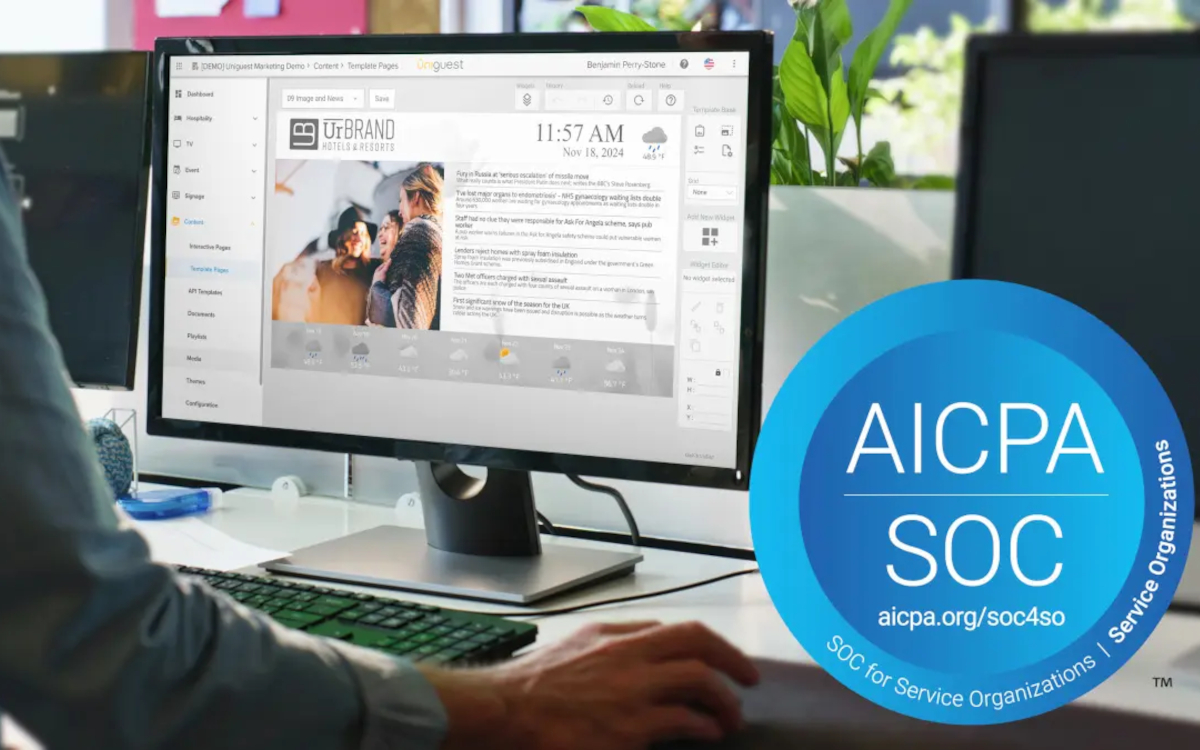 Uniguests Hub-Plattform bekommt die SOC-2-Typ-1-Zertifizierung. (Foto: Uniguest)