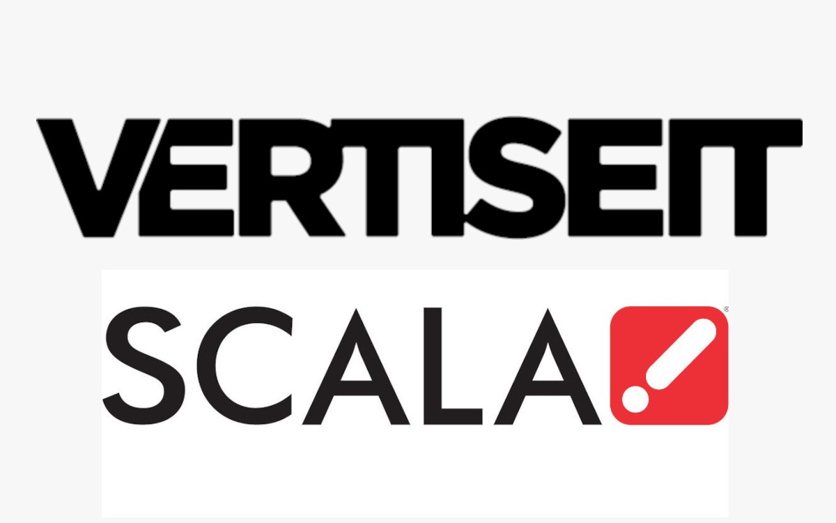 Vertiseit übernimmt Scala (Logos: Vertiseit; Scala)