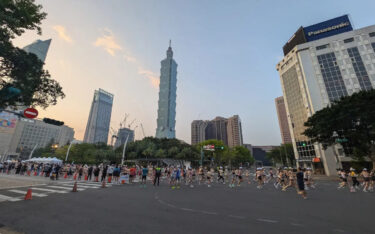 Lauf am Sonntagmorgen in Downtown Taipeh (Foto: invidis)