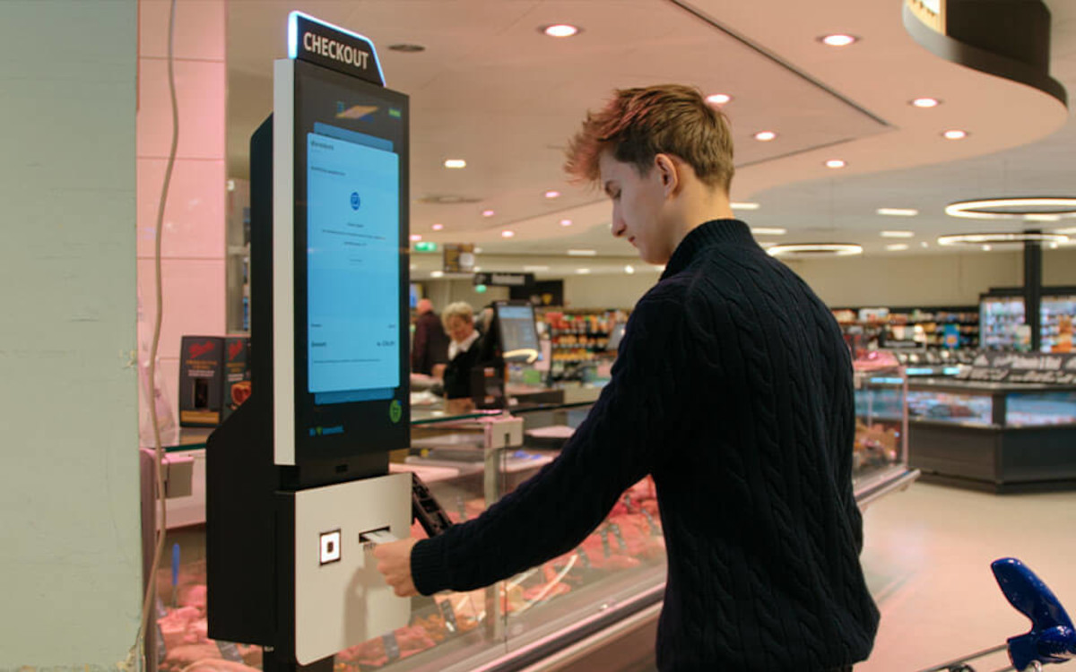 Edeka-Kiosk von Eyefactive und Pyramid (Foto: eyefactive)