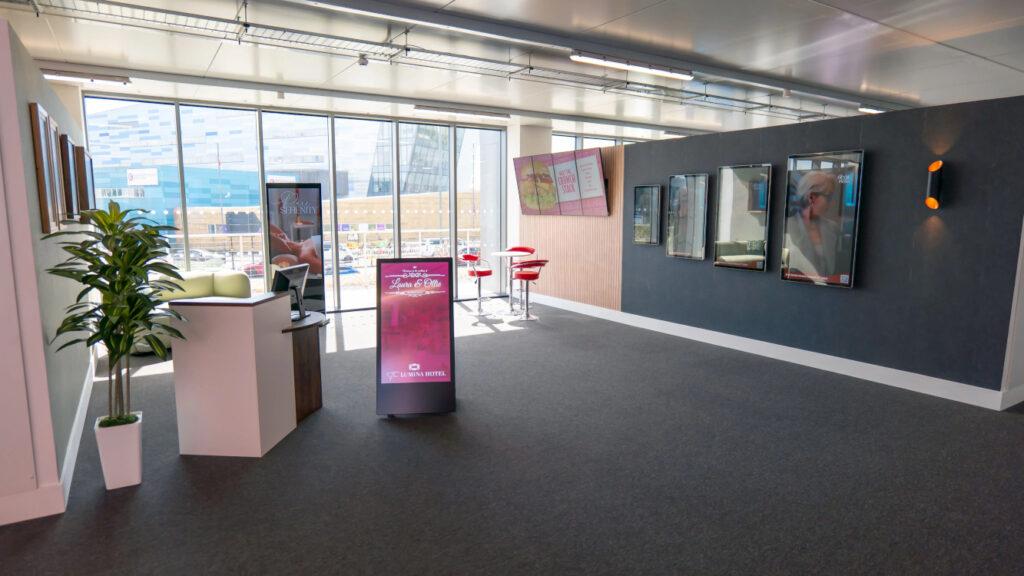 Showroom-Beispiel für Hospitality (Foto: Allsee)