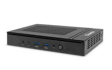 Der Giada D108 mit AMD Ryzen Prozessor, integrierter Ryzen AI NPU und Anschlüssen für vier 4K-Displays (Foto: Concept International)