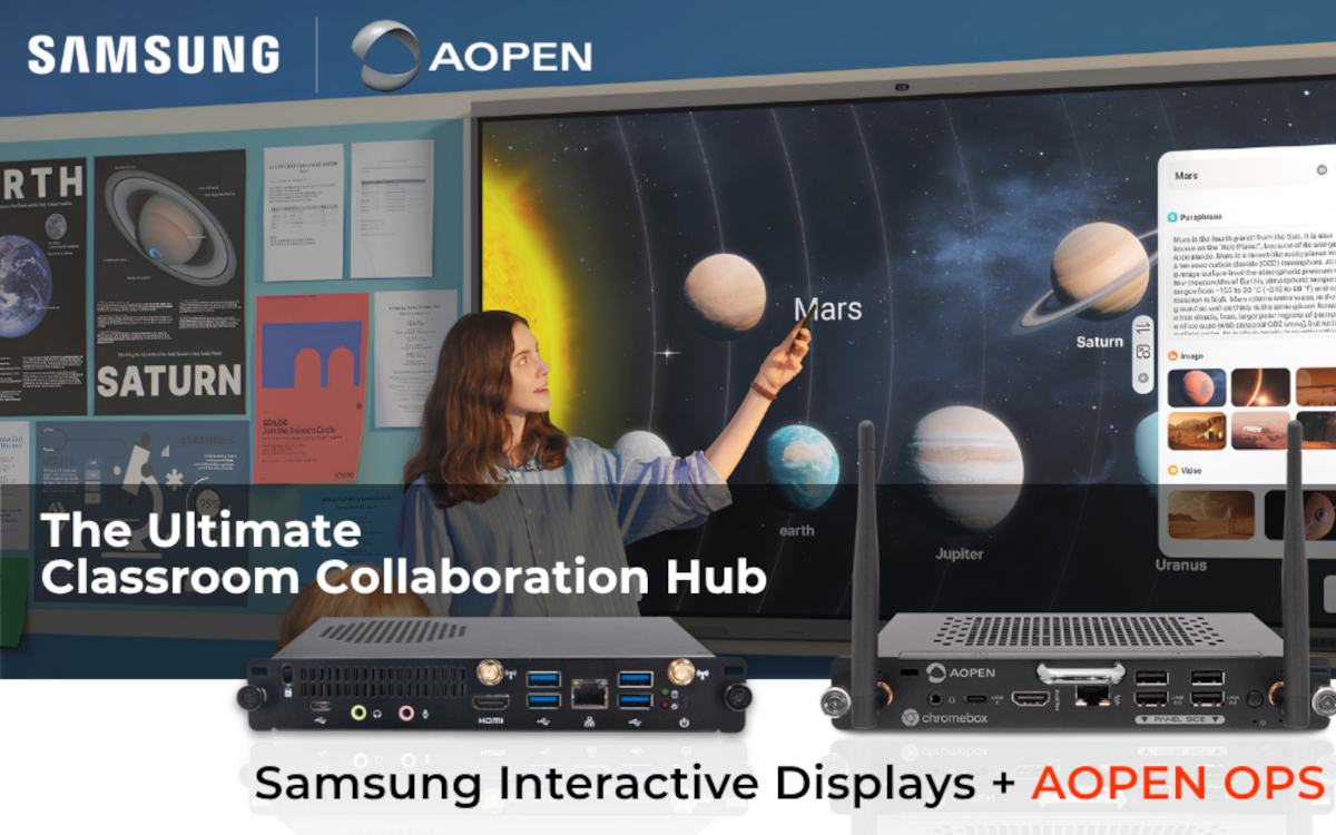 Samsung und Aopen gehen eine strategische Partnerschat ein. (Foto: AOPEN)