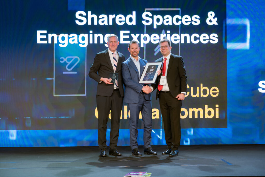 M-Cube gewinnt den invidis Strategy Award 2026 für Shared Spaces & Engaging Experiences (Foto: Tomas Cesalek)