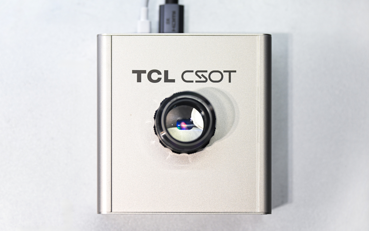 Das Micro-LED-Display mit 0,28 Zoll und 5131 (Foto: TCL CSOT)