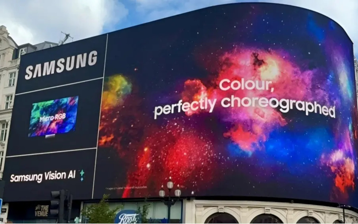 Samsungs MicroRGB-Kampagne (Foto: Samsung)