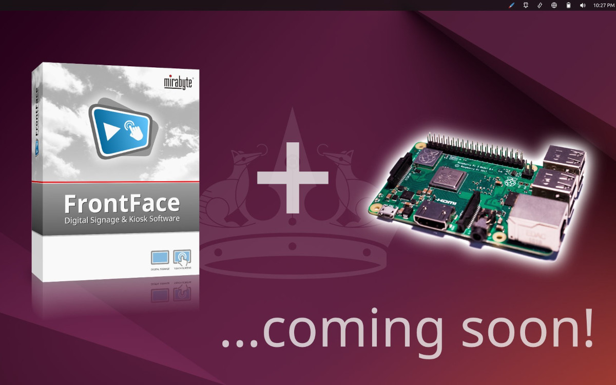 Soll in der Version 5 auch mit Raspberry-Pi-Rechnern verwendbar sein: Frontface (Bild: mirabyte)