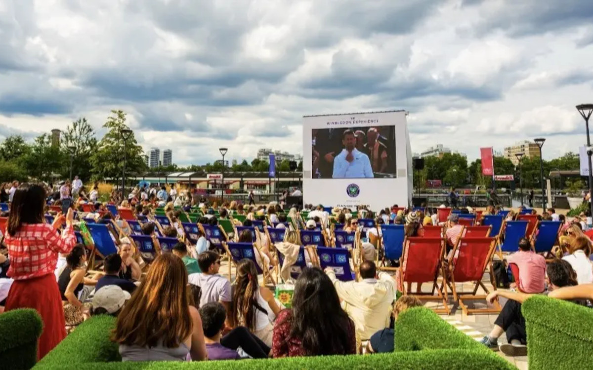 Die Wimbledon-Experience von Ocean Outdoor (Foto: Ocean Outdoor)