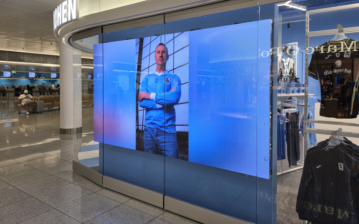 Die LED-Wand konnte zur Storeeröffnung rechtzeitig geliefert und installiert werden. (Foto: Concept International)