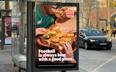 Auch Out-of-Home ist bei der neuen Burger-King-Kampagne im Mediamix. (Foto: Buzzman)