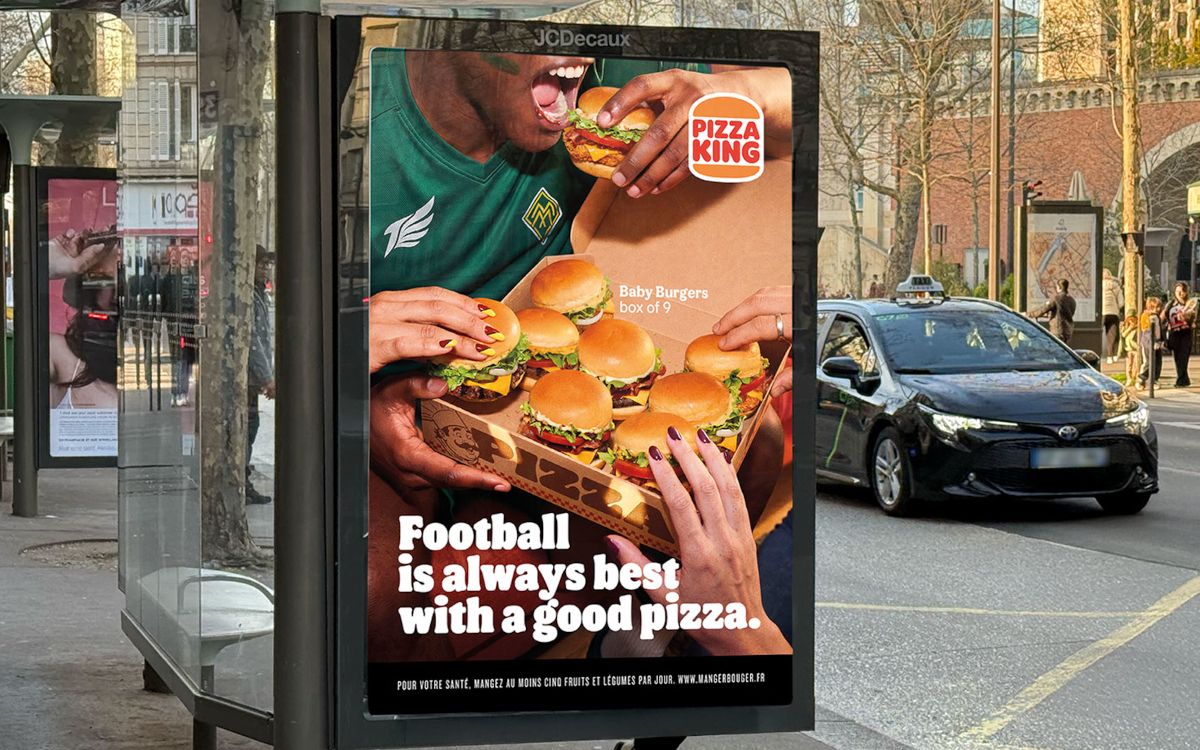 Auch Out-of-Home ist bei der neuen Burger-King-Kampagne im Mediamix. (Foto: Buzzman)