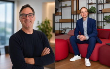 Patrick Bühler (links) und Markus Caspari übernehmen die Leitung der beiden neuen Digital-Units bei Dentsu. (Fotos: dentsu)