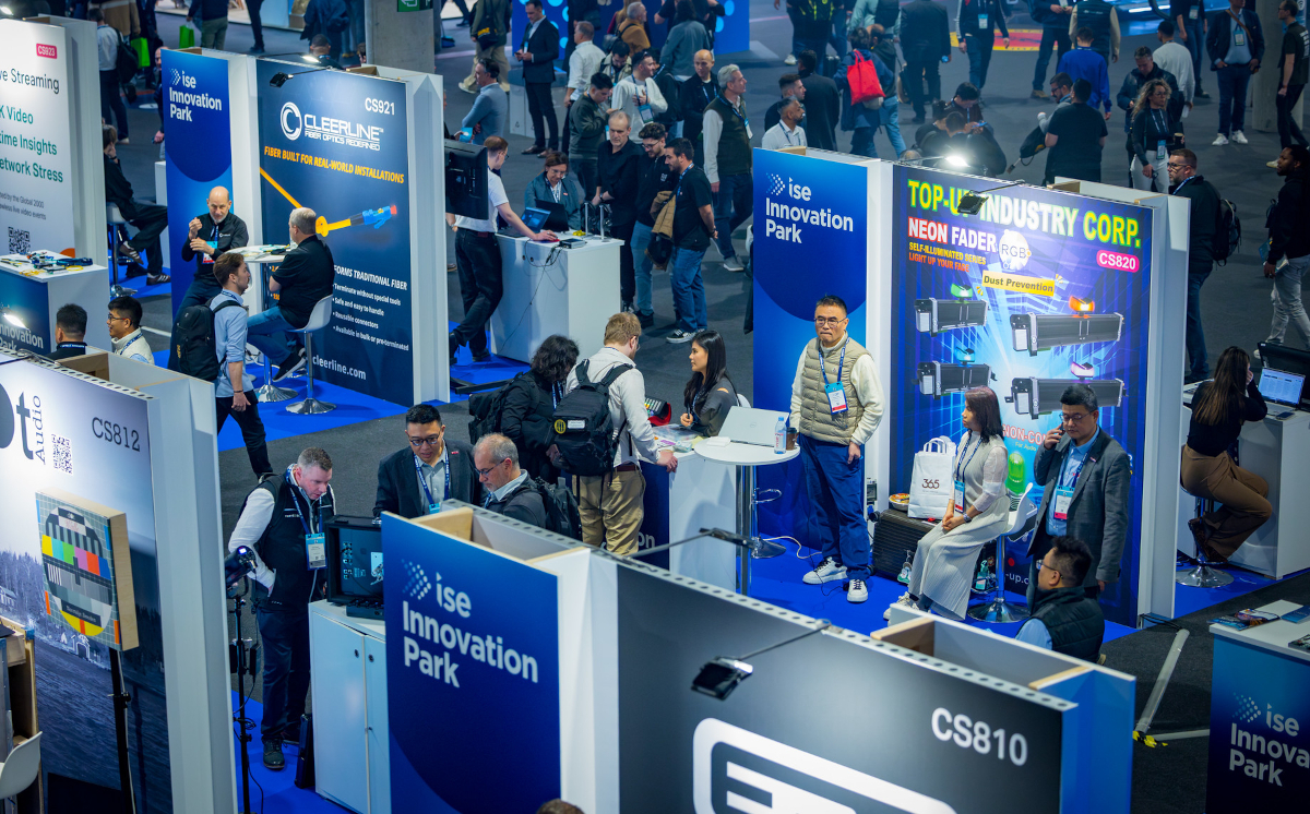 So sah es im Innovation Park auf der ISE 2026 aus. (Foto: Integrated Systems Europe)