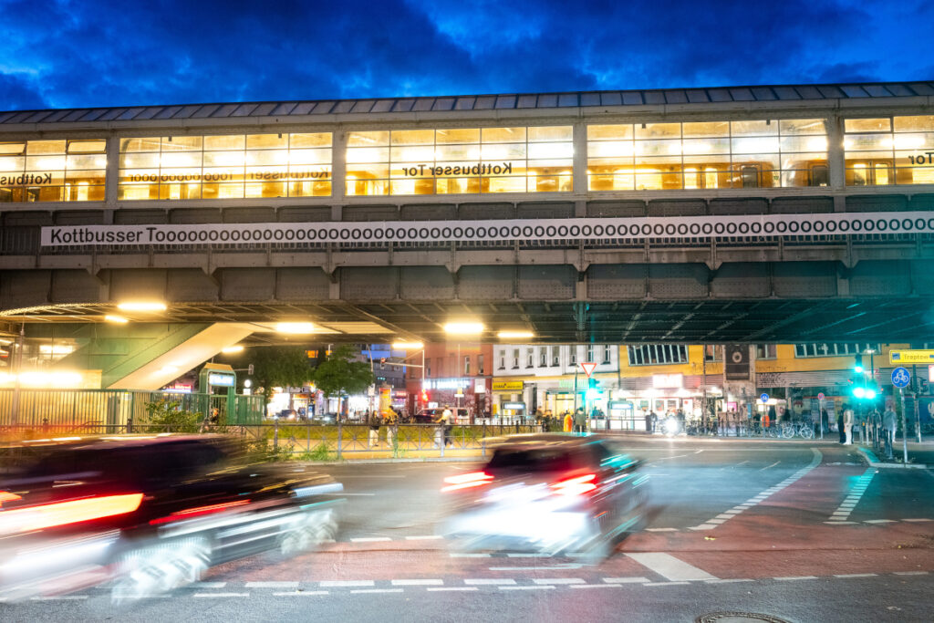 Die Stationen in der Galerie (Foto: BVG)