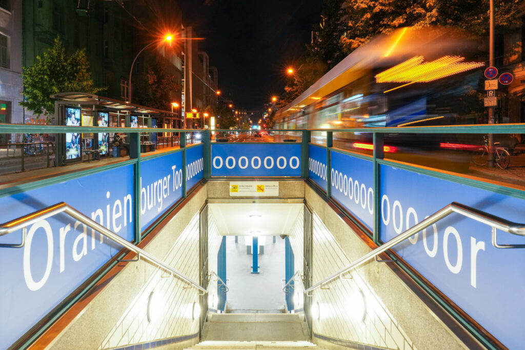 Die Stationen in der Galerie (Foto: BVG)