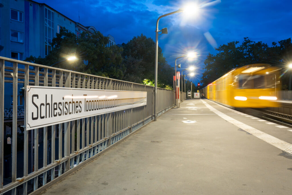 Die Stationen in der Galerie (Foto: BVG)